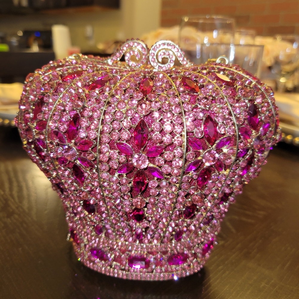 Pink Crystal Bag